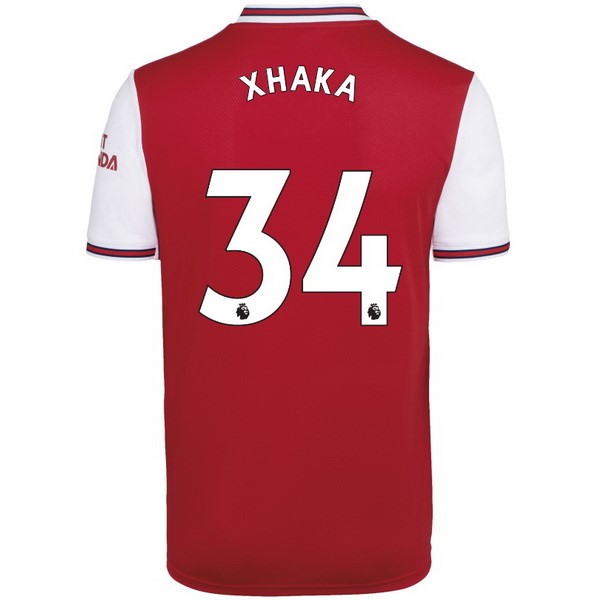 Camiseta Arsenal NO.34 Xhaka Primera equipo 2019-20 Rojo